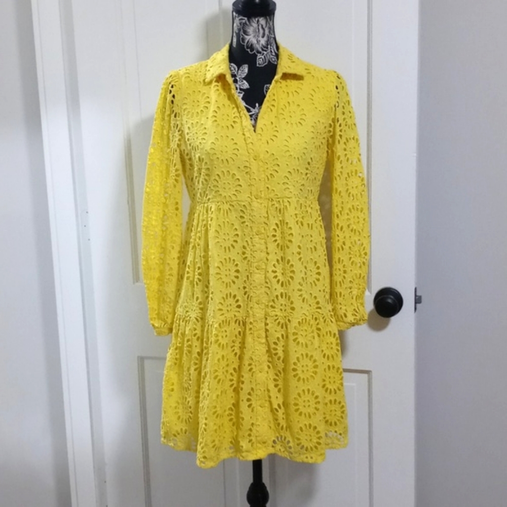 🌞HTF Lilly Pulitzer🌞 - Kenna Eyelet Shirt Dress